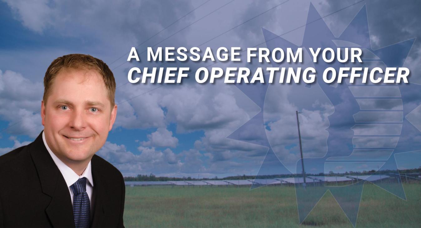 A Message from your co-op COO