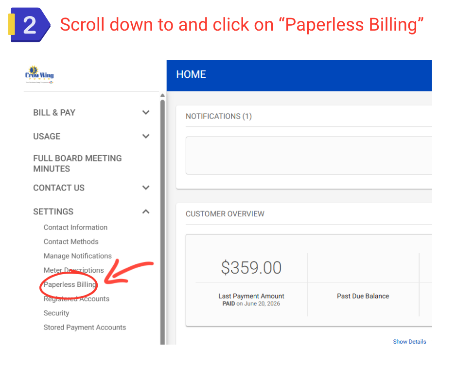 STEP 2 HOW TO GO PAPERLESS