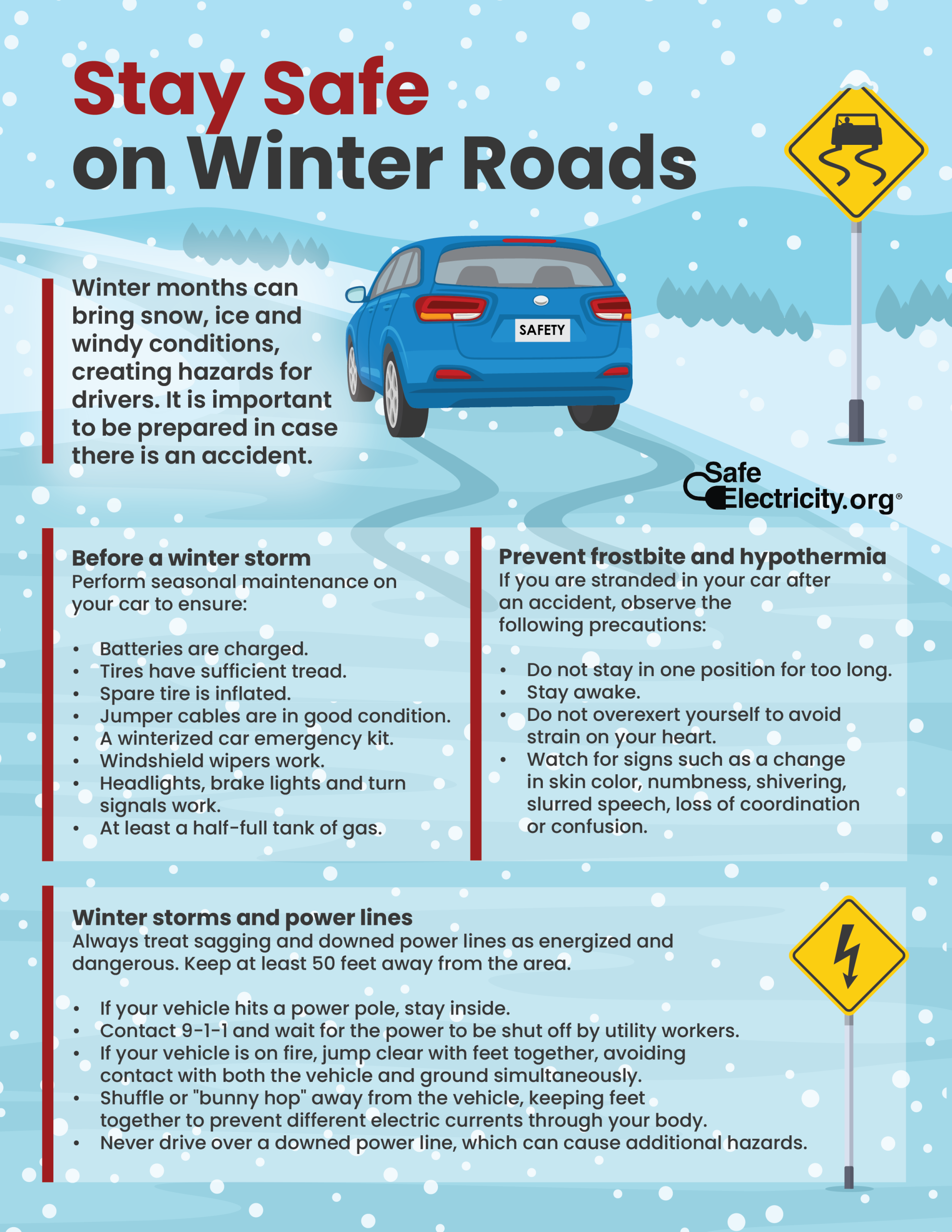 Stay Safe on Winter Roads | Crow Wing Power